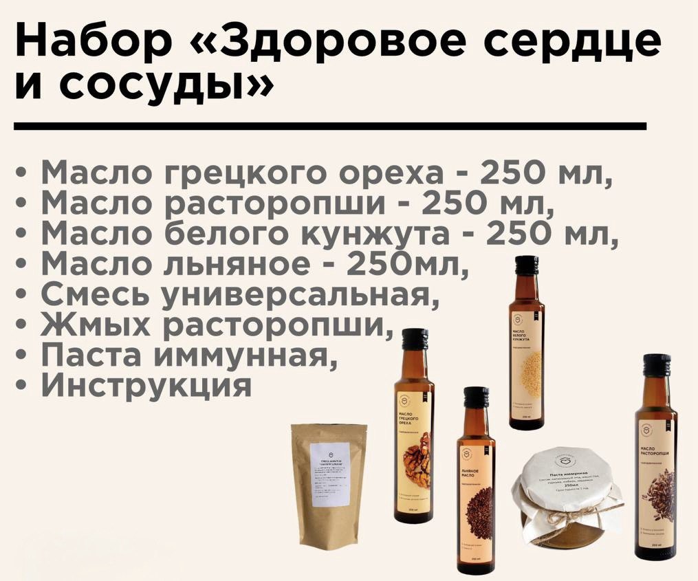 Набор Здоровое сердце и сосуды