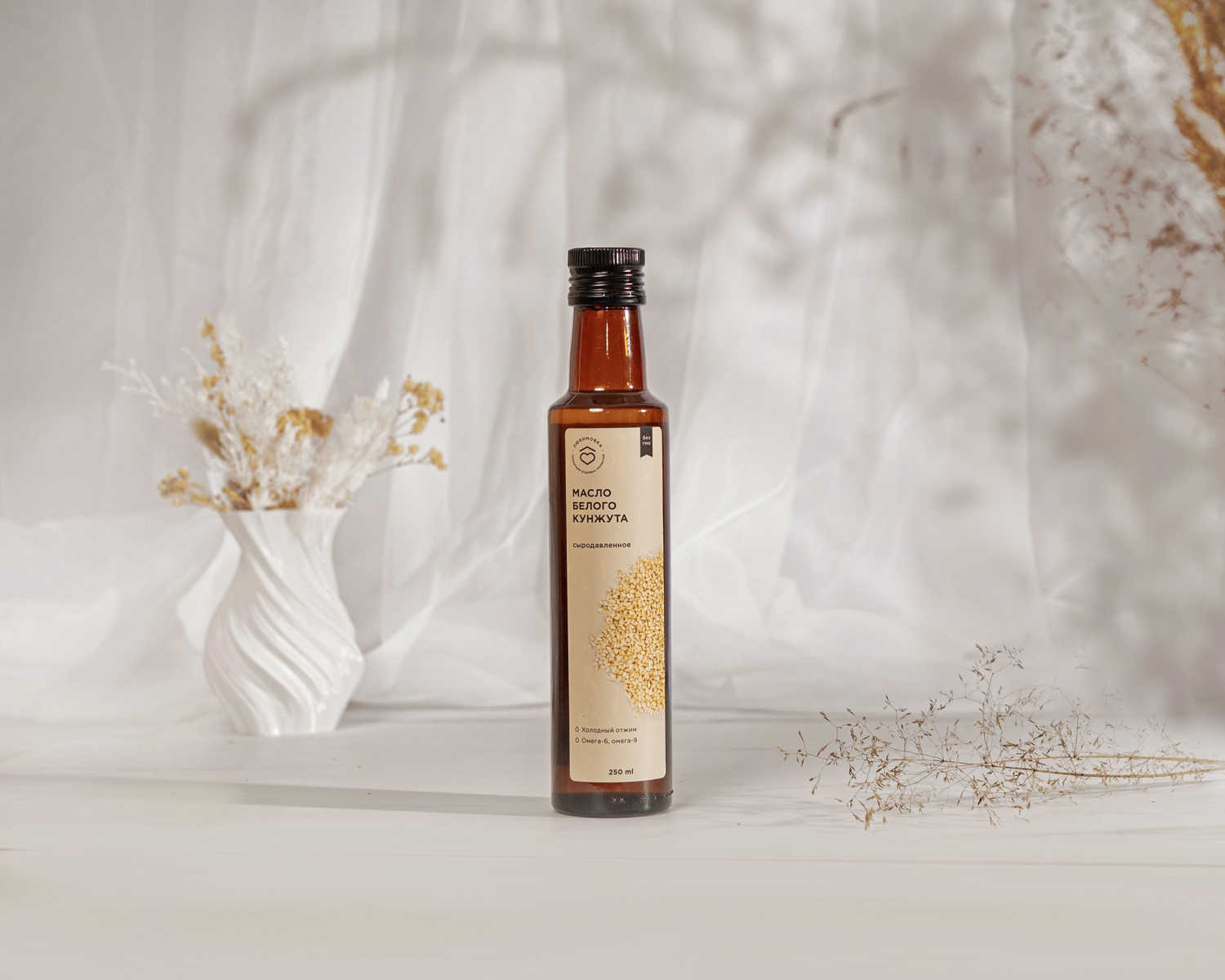 Масло из белого кунжута 250мл